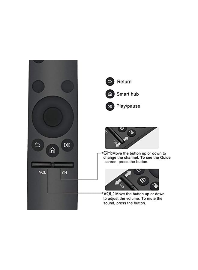 The Bros New BN59-01259B BN59-01259D Remote Control fit for Samsung Smart TV UA32K5500 UA40K5500 UA40K5520 UA40K5570 UA40K6000 UA43K5500 UA43K5520 UA43K5570 UA43K6000 UA49K5500 UA49K5520 UA49K5570 UA49K6000 - Image 3