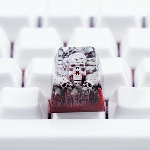 ULTRAEQUIP Artisan Keycaps Skull Resin Skull keycap ESC Custom 1U SA Prolfile Handmade Keycaps for MX Switch Mechanical Keyboards Key Cap - Image 5