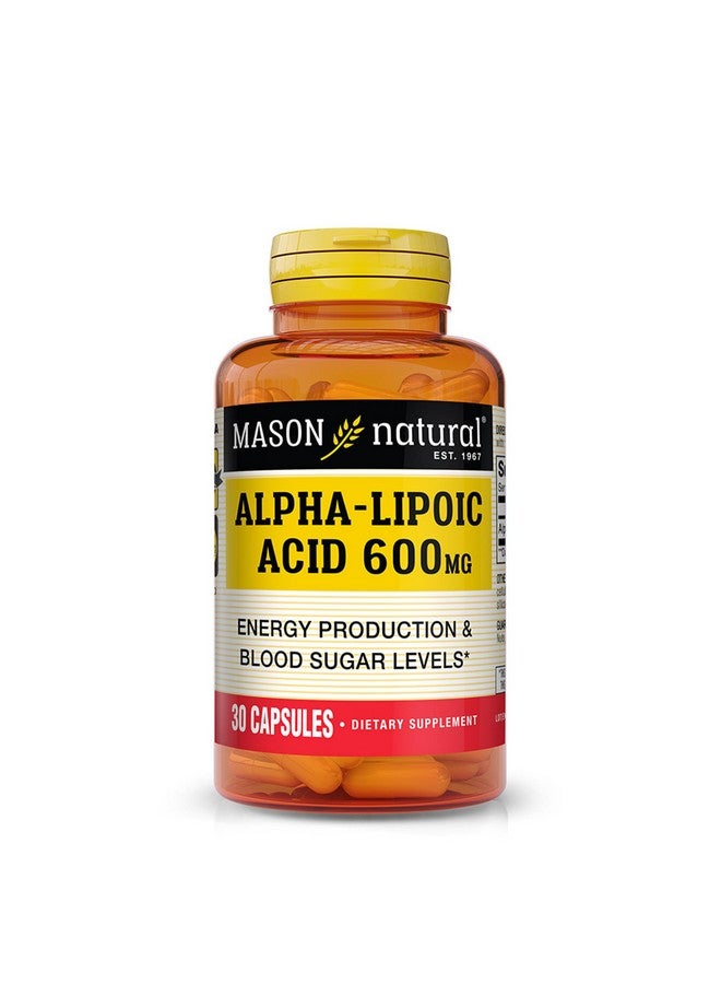 MASON NATURAL Alpha Lipoic Acid 600MG Capsules - Image 1