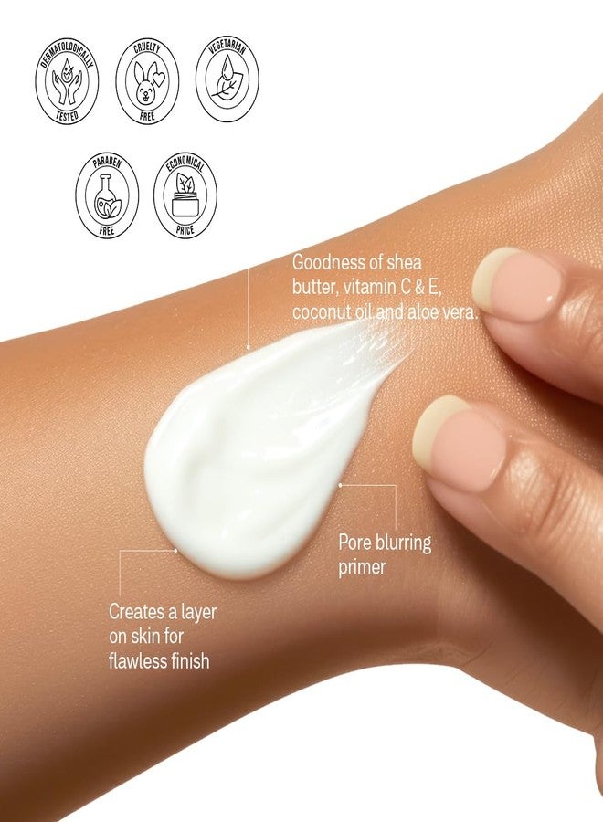 FLiCKA Silk Touch Moisturizer Primer | Hydrating, Lightweight, Long-Lasting | Pore Minimizer | Dermatologically Tested | All Skin Types | Makeup Base | 60g Each | Cruelty-Free | Pack of 2 - Image 3