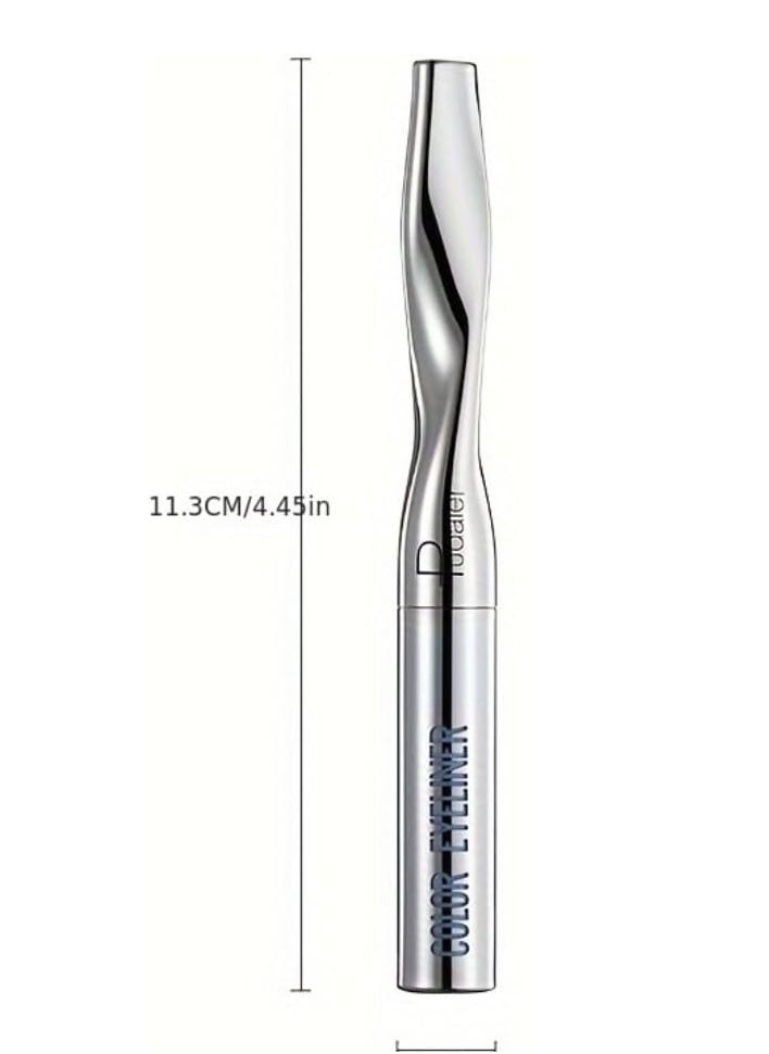 pudaier - Color Eyeliner Liquid Eyeliner Pen Quick Drying Easy to Color Glitter and Matte Precision Fine Tip Eye Liner Makeup No Flaking No Smudging Waterproof and Long Lasting Eyeliner Pencil Blue 17 - Image 1