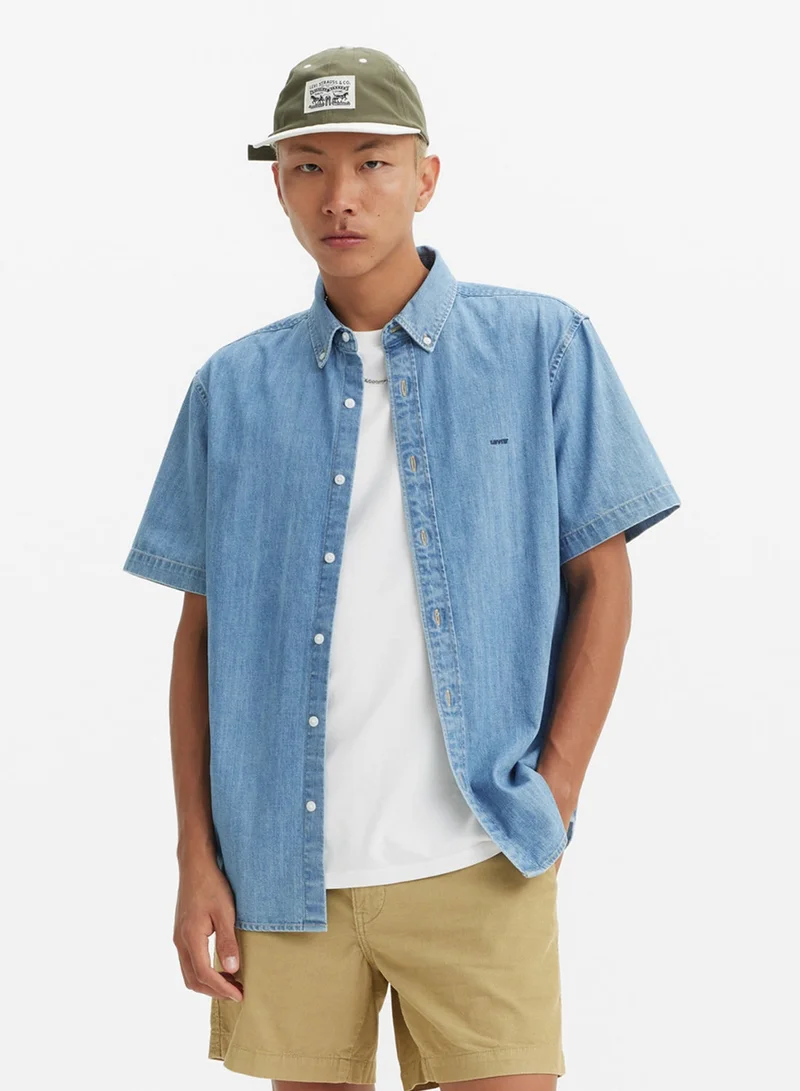 ليفايز ليڤايز قميص رجالي بأزرار بأكمام قصيرة