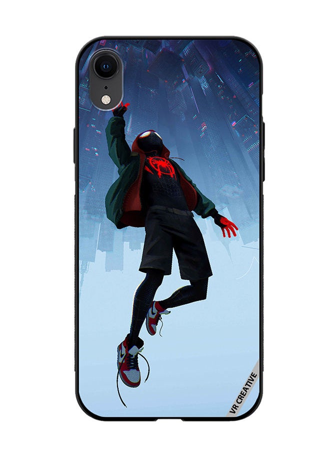 VR CREATIVE - Protective Case Cover For Apple iPhone XR Spiderman Design Multicolour - Image 1