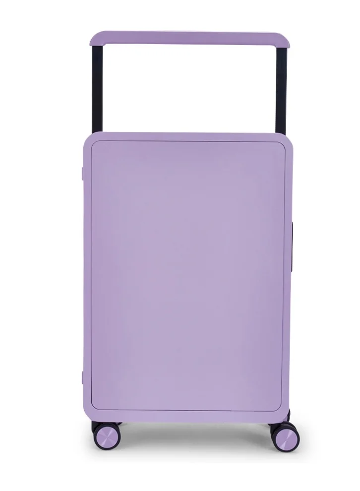LIMRA Travel Bag It contains two compartments From Limra Made Of PC Cabin Carry Check-In Luggage Trolley Size 20 inch Color Purple