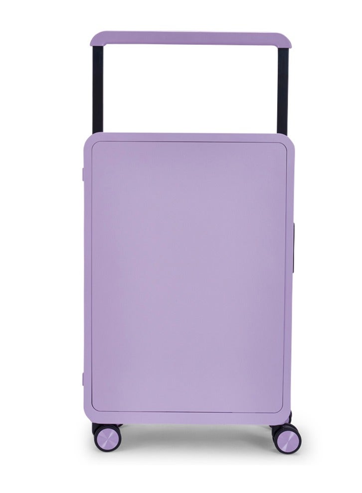 LIMRA Travel Bag It contains two compartments From Limra Made Of PC Cabin Carry Check-In Luggage Trolley Size 20 inch Color Purple - Image 3
