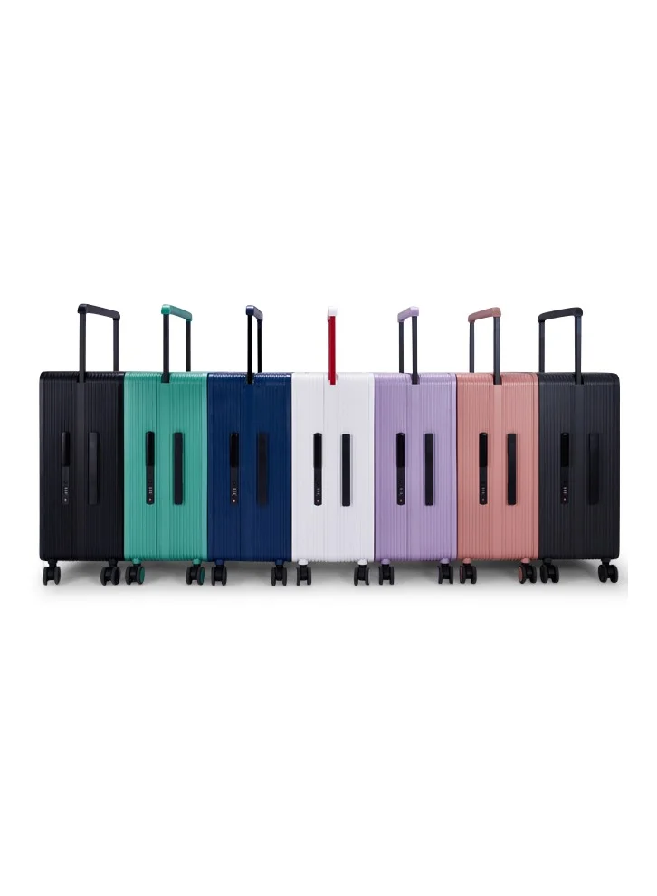 LIMRA Travel Bag It contains two compartments From Limra Made Of PC Cabin Carry Check-In Luggage Trolley Size 20 inch Color Purple