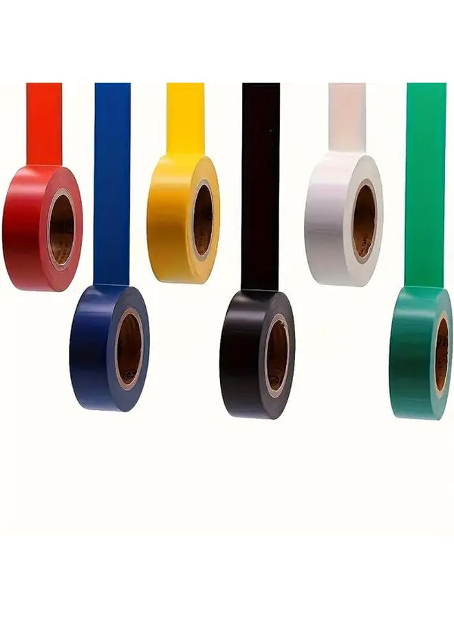 Premium Electrical Insulating Tape Flame Retardant 4pcs Random Color Indoor Outdoor Use - Image 4