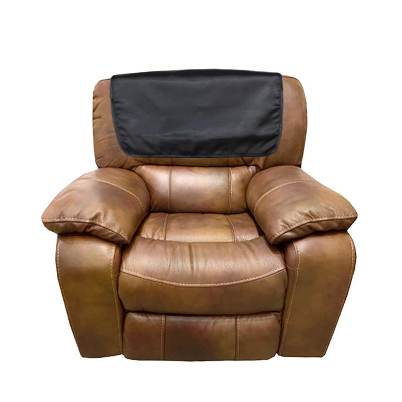 Pinklilycare Satin Recliner Headrest Cover - Silky Protector for Hair Protection - Image 1