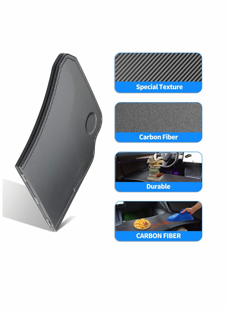 Excefore Tesla Foldable Tray Car Laptop Table for Model Y Model 3 Car Desk for Working and Food Eating During Road Trips and Charging - Image 5