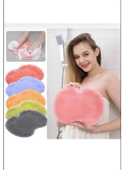 MAİN SHOP Main Shop Suction Cup Bath Brush Massage Pad Back Foot Bath Washcloth  - Image 2