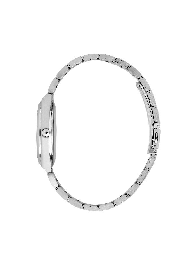 B&G Women's Gold Round Analog Dial with Silver Stainless Steel Band Watch - 35mm - R3853315503 - Image 3
