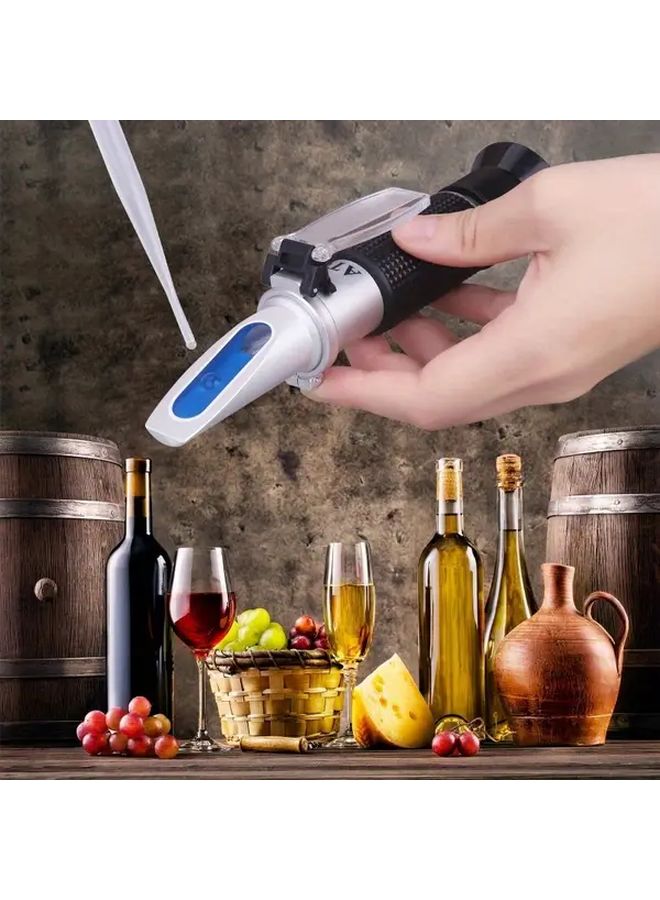 Dual Scale Refractometer For Beer And Wine Brewing With ATC - Image 4