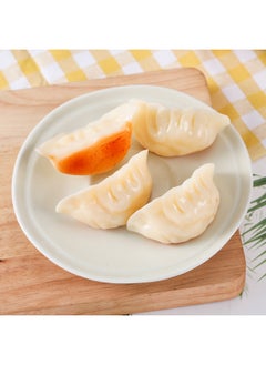Generic Simulation Fried Dumplings Model Roasted Dumplings Props Simulation Food Keychain Pendant Creative Food Festival Activity Souvenirs-Color:Medium Dumplings-White (Key Ring)  - Image 3