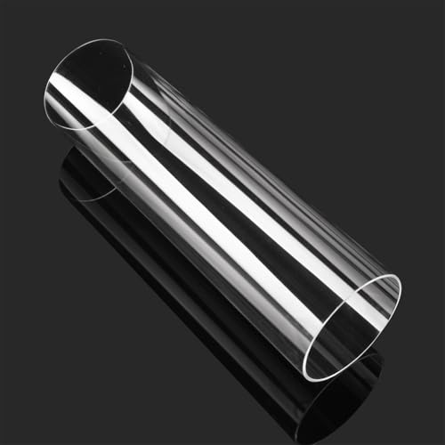 JoyTube PC Plastic Pipe Rigid Round Tube 3590mm OD x 3486mm 96245mm Length DIY Chemical Resistant High Impact Polycarbonate Tubing for Lighting Mechanical equipment containers 1 Pcs - Image 1