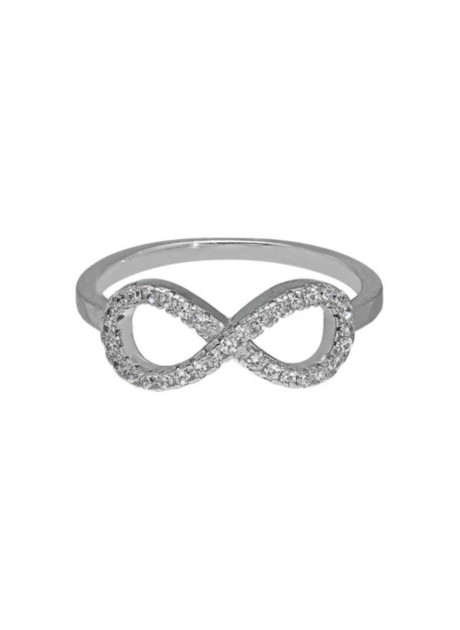 Generic - "Endless Love: The Infinity Ring in Silver 925 - A Timeless Symbol of Eternal Connection and Commitment, Expertly Crafted to Celebrate Unbreakable Bonds, Perfect for Commemorating Life's Most Cherished Moments and Relationships." - Image 1