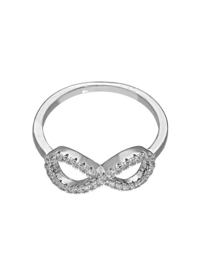 Generic - "Endless Love: The Infinity Ring in Silver 925 - A Timeless Symbol of Eternal Connection and Commitment, Expertly Crafted to Celebrate Unbreakable Bonds, Perfect for Commemorating Life's Most Cherished Moments and Relationships." - Image 1