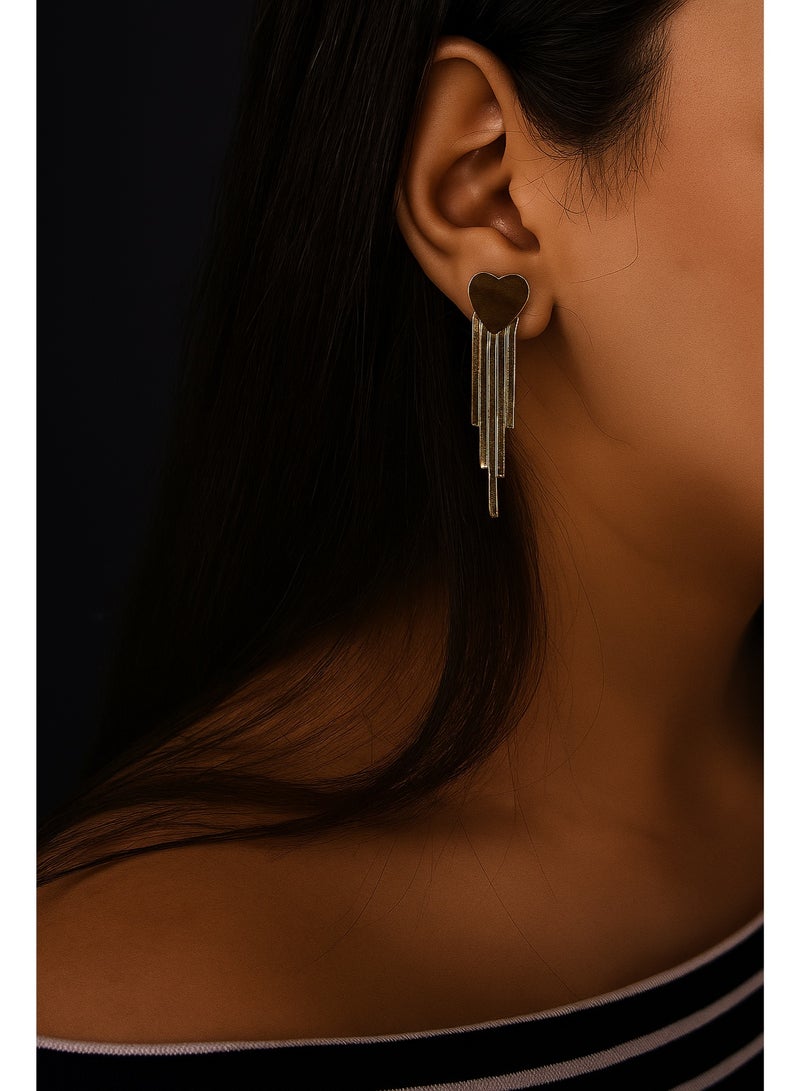 Pendant Heart Earrings