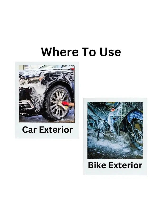 سافي واكس شامبو واكس ملمع للسيارة منظف شمع غسيل السيارات فائق الرغوة للسيارات والدراجات النارية بلمسة نهائية لامعة 1 لتر - Image 5