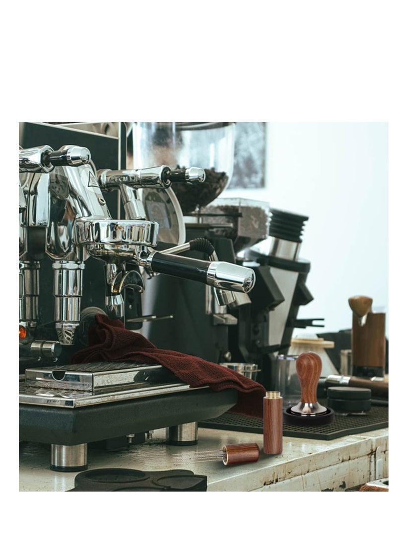 23 PCS Coffee Tamper Set, Espresso Accessories Kit Barista Kit, with Espresso Tamper 51mm, Coffee Stirrer, Frothing Pitcher, Tamper Mat, Latte Art Pen, Sandalwood Tamper for Espresso Machine
