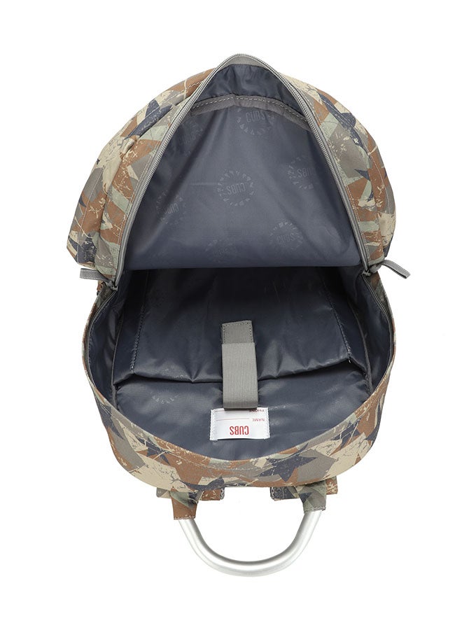 CUBS Star Print Waterproof Kids 36L Backpack with zip closure Ideal for 8-15 years age group, Compatible with 15" Laptop - Image 4