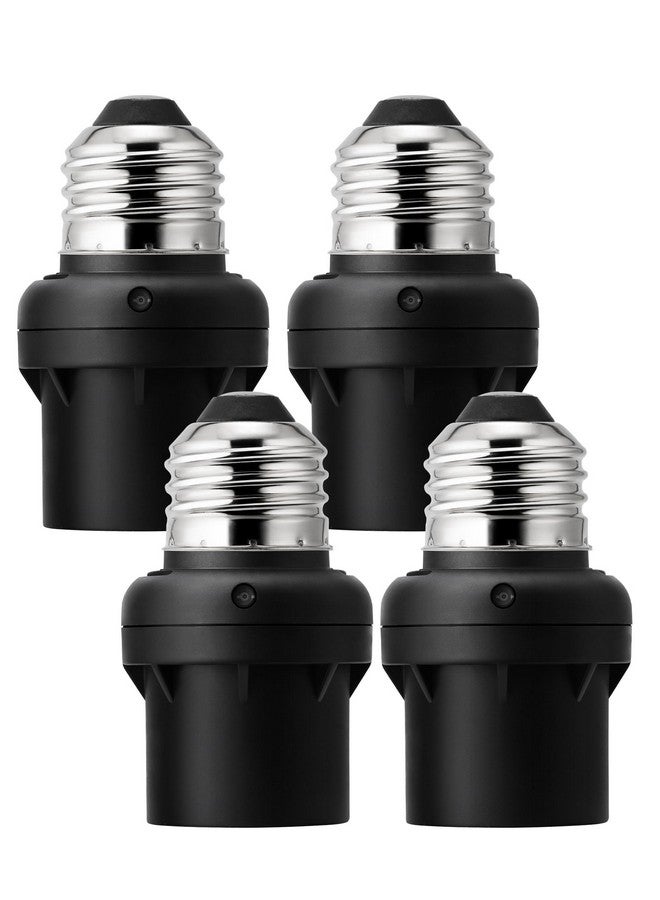 DEWENWILS Light Sensor Socket, Dusk to Dawn Sensor Socket, Light Bulb Socket for Light Fixtures, Compatible with Incandescent/CFL/LED/Halogen Bulbs, 4 Pack - Image 1