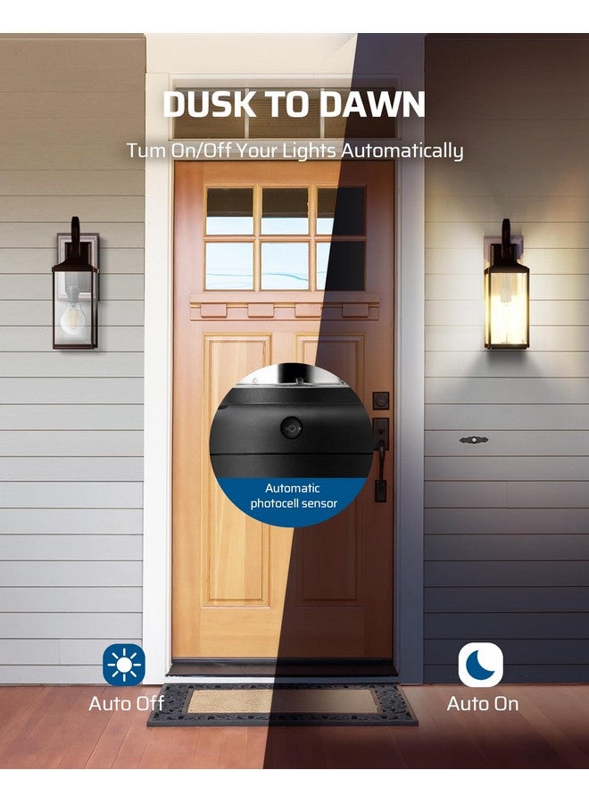 DEWENWILS Light Sensor Socket, Dusk to Dawn Sensor Socket, Light Bulb Socket for Light Fixtures, Compatible with Incandescent/CFL/LED/Halogen Bulbs, 4 Pack - Image 2