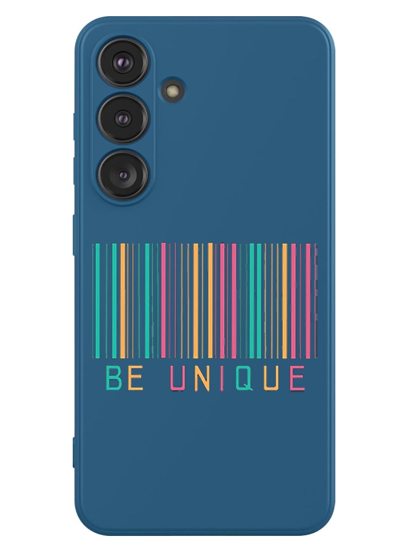 Theodor Protective Slim Fit Case Liquid Silicone Cover with Full Body Protection Anti-Scratch Shockproof Case For Samsung Galaxy S24 Plus (Blue) - Be unique - Image 1