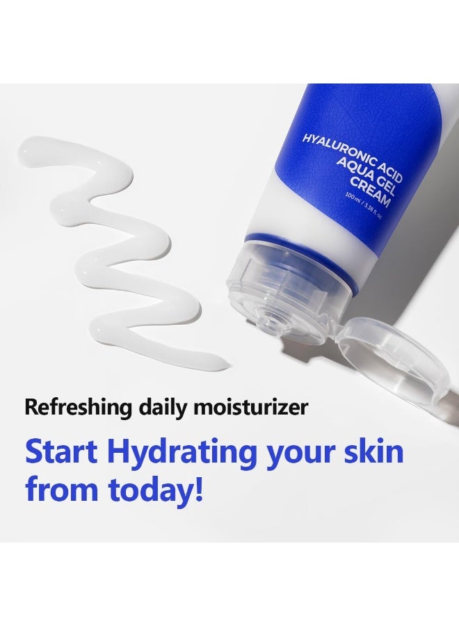 ISNTREE-HYALURONIC ACID AQUA GEL CREAM 100ML - Image 2