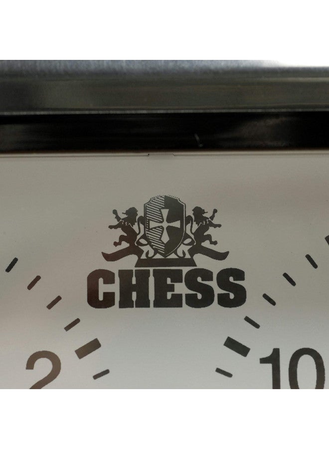 WE Games WE Games Royal Crest Analog Chess Clock/Timer by Wood Expressions  - Image 5