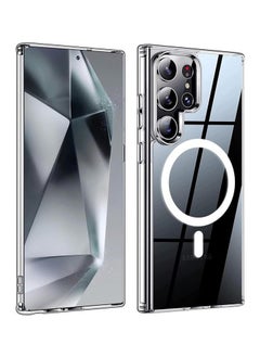 SP Case Cover Clear for Samsung Galaxy S24 Ultra with Support Magsafe Charger Charging Thin Shockproof and Transparent Non-yellow Case  - Image 1