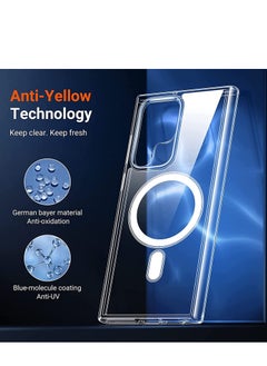 SP Case Cover Clear for Samsung Galaxy S24 Ultra with Support Magsafe Charger Charging Thin Shockproof and Transparent Non-yellow Case  - Image 5