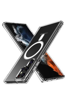 SP Case Cover Clear for Samsung Galaxy S24 Ultra with Support Magsafe Charger Charging Thin Shockproof and Transparent Non-yellow Case  - Image 4