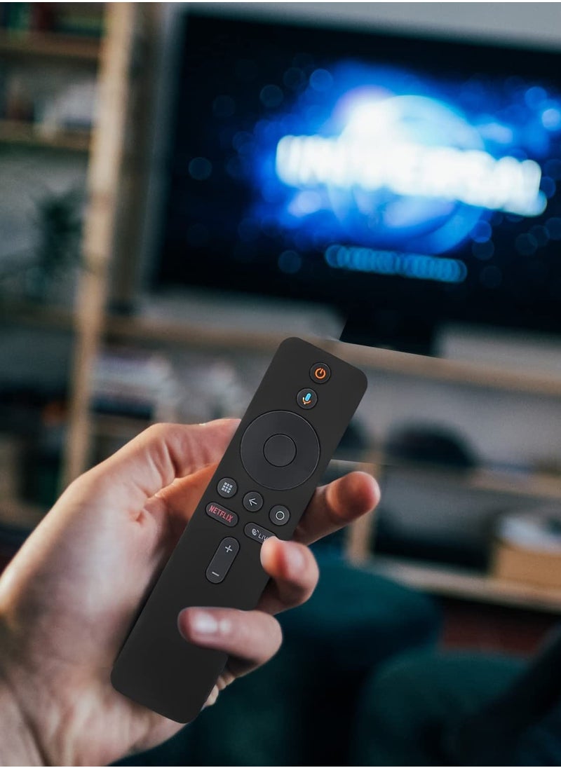 O Ozone - Silicone Case for Xiaomi Mi Box S/4X Mi TV Stick Smart Tv Box Controller Remote Skin Sleeve Shockproof Protector For Mi TV- Black - Image 1