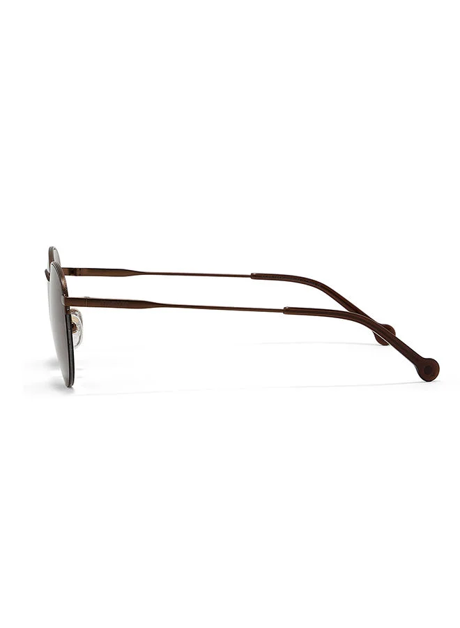 30Sundays 30Sundays RETRO,Unisex Sunglasses, Round Sunglasses, UV Protection: UV400 (Brown,Brown)