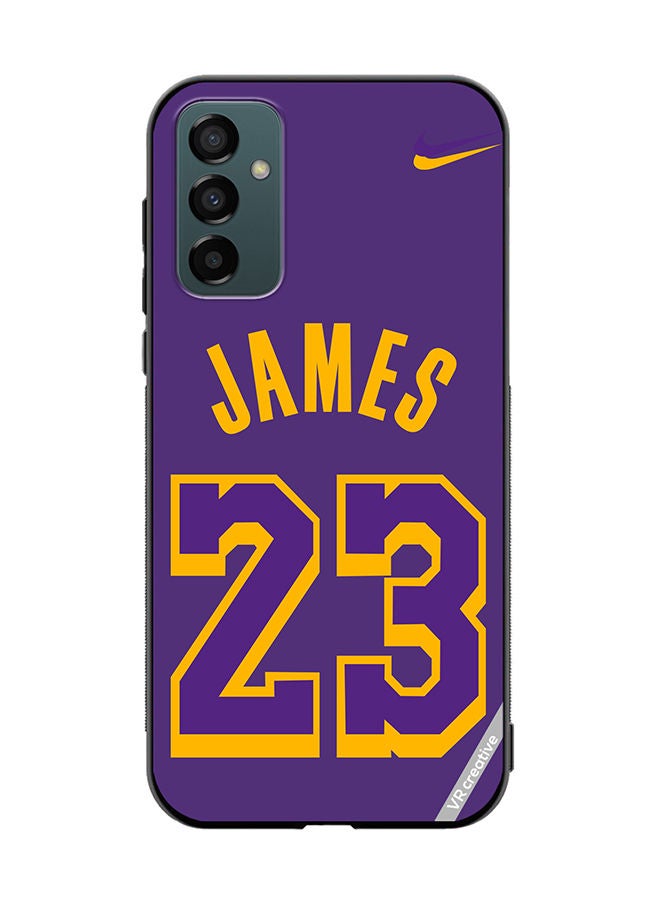 VR CREATIVE Protective Case Cover For Samsung Galaxy F23 James 23 Purple Design Multicolour - Image 1