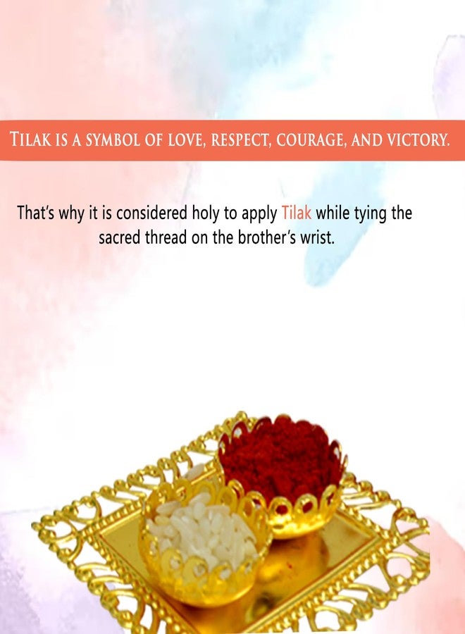 Avirons Fancy Rakhi Gift for Brother | Combo Gift for Raksha Bandhan for Brother | Rakhi Gift Hamper for Bhai with 1 Piece Rakhi, Rakhi Card - Image 4