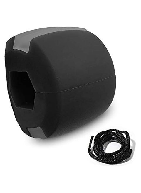 Jawline Exerciser, Define Your Jawline, Neck and Face, Look Younger and Healthier, Helps Reduce Stress and Cravings, Facial Exerciser Jaw Exerciser for Men & Women (Black)