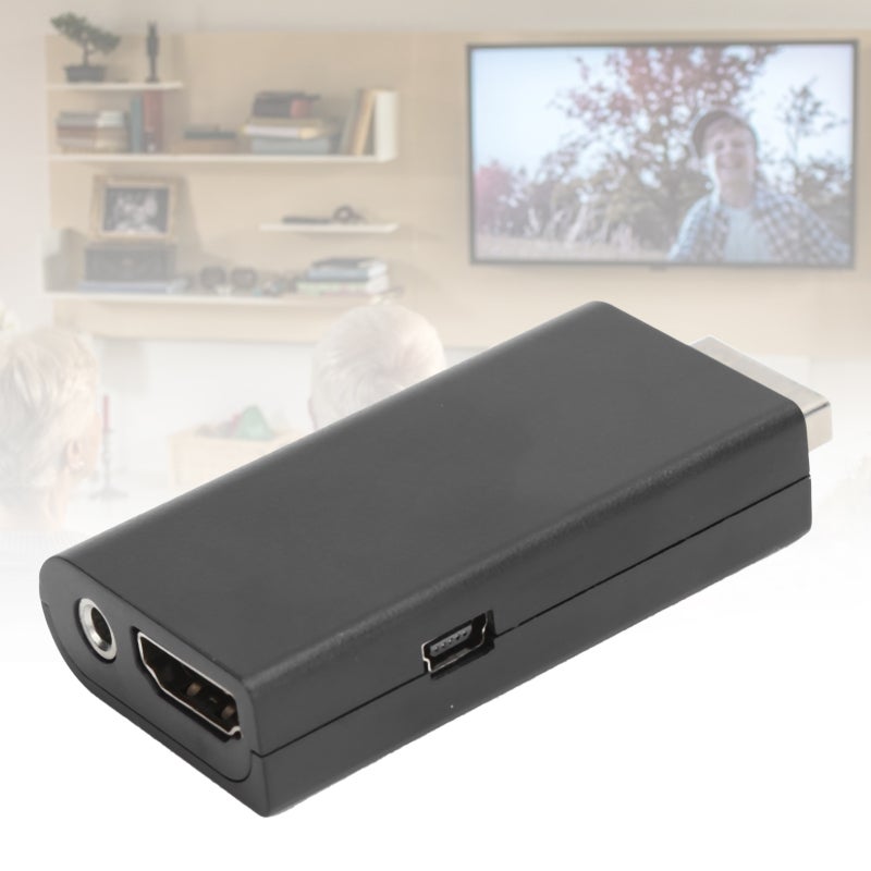 PS2 To HDMI Converter: Black, Plug And Play, Lossless Video Transmission - USB Power Supply, Analog Audio Output for Late Night Gaming, Supports 480I 576I 480P PS2 Display Modes - Image 5