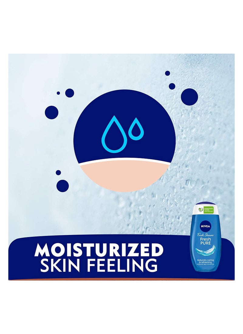 Nivea Nivea Pure Fresh Shower Gel with Sea Minerals  - Image 4