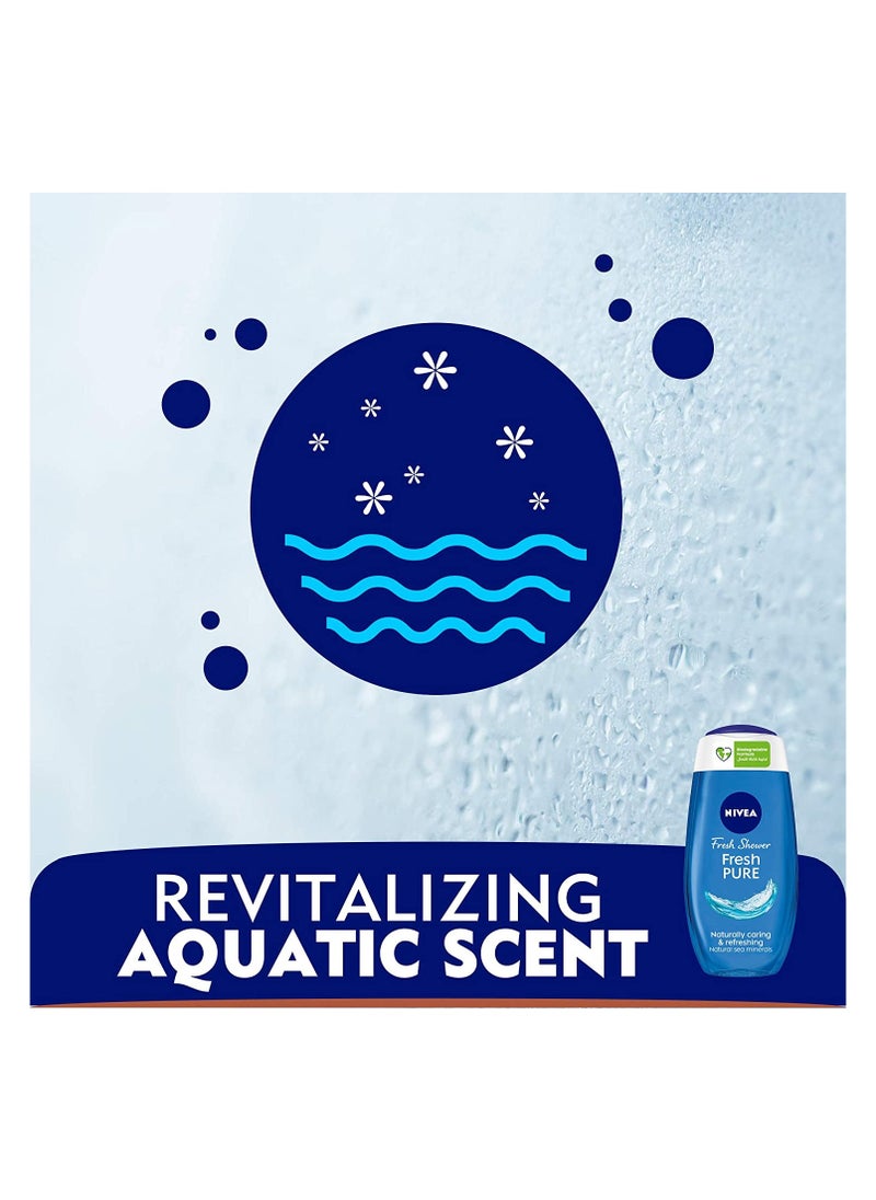 Nivea Nivea Pure Fresh Shower Gel with Sea Minerals  - Image 3