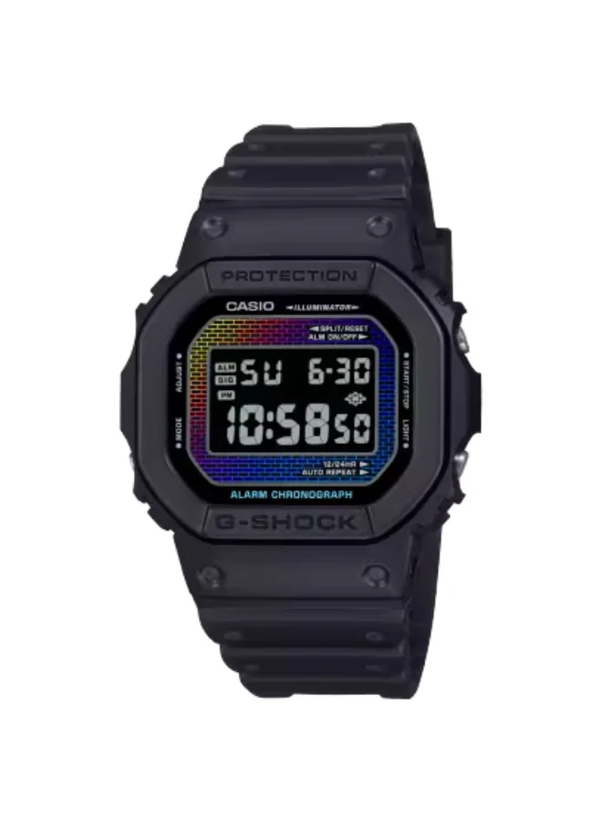 جي شوك ساعة رقمية رجالية من الراتنج DW-5600RW-1DR - 42.8 مم