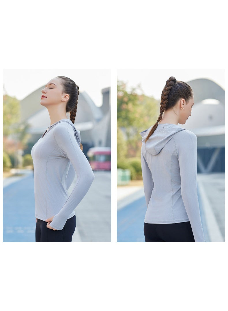 Long Sleeve Yoga Shirts women Elastic Slim Fit Yoga Top Sports Wear For Women Gym wear Running Full Sleeve Sports Top - Image 2