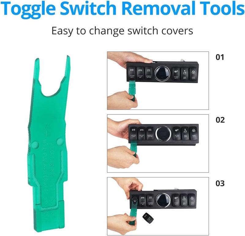 Wivplex 6 Rocker Switch Panel for Jeep Wrangler JK JKU - Image 4