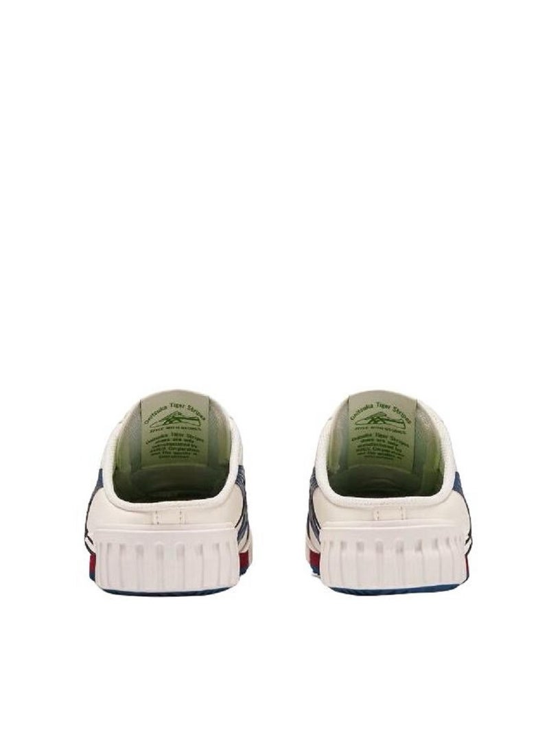 Onitsuka Tiger Sabot Slip-On Shoes Athlesiure/Colorblock Beige/Green For Men/Women/Students  - Image 4