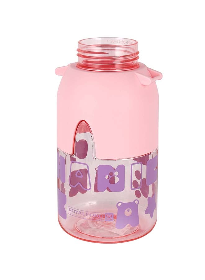 Royalford 780ml Kid's Water Bottle RF12405 with Straw and Push Button Lid for Kids and Toddlers 100% Food-Grade, Non-Toxic, Odorless with Durable and Leak-Proof Polymer and Silicone Construction Multicolor 780ml - Image 5