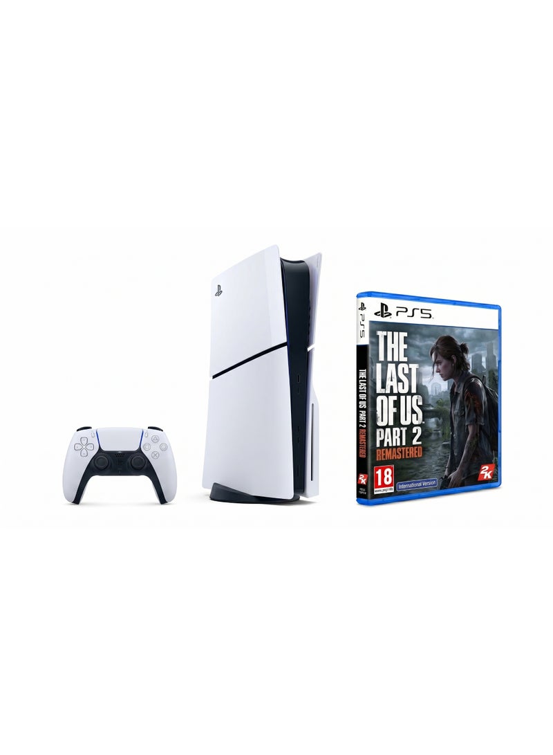 Sony PS5 Slim Disc with The Last Of Us Part 2 Remastered (PS5) International Version