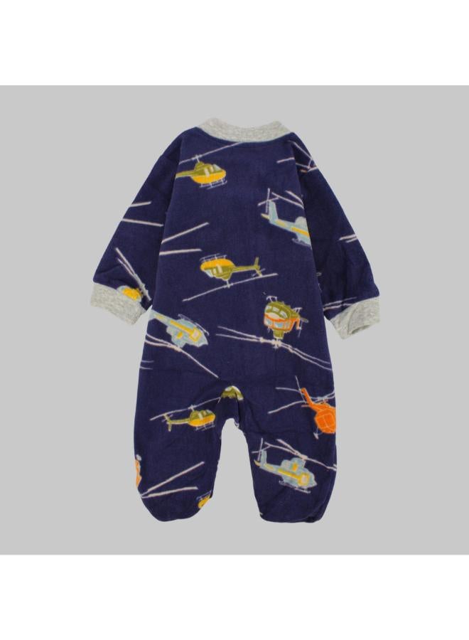 carter's Helicopter Long-Sleeved Baby Footie - Image 2