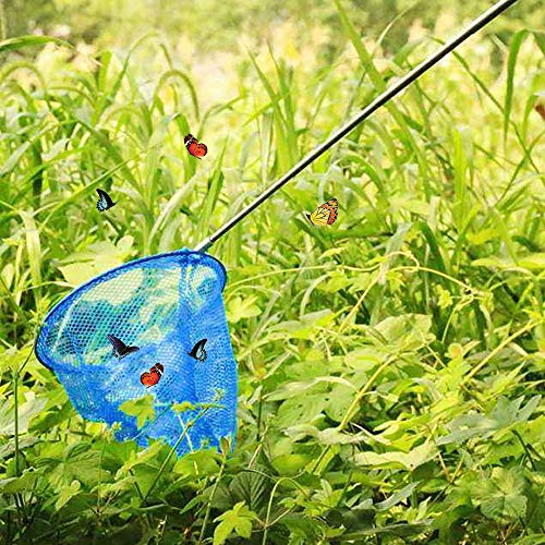 TSYAN Kids Telescopic Butterfly Fishing Nets for Kids Catching Insect Net Outdoor Tools for Catching Bugs Fish Insect Ladybird, Extendable 34 Inches and Anti Slip Grip (3Pcak) - Image 5