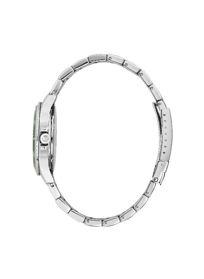 Sector Women's Green Round Analog Dial with Silver Stainless Steel Band Watch - 35mm - R3253161550 - Image 3
