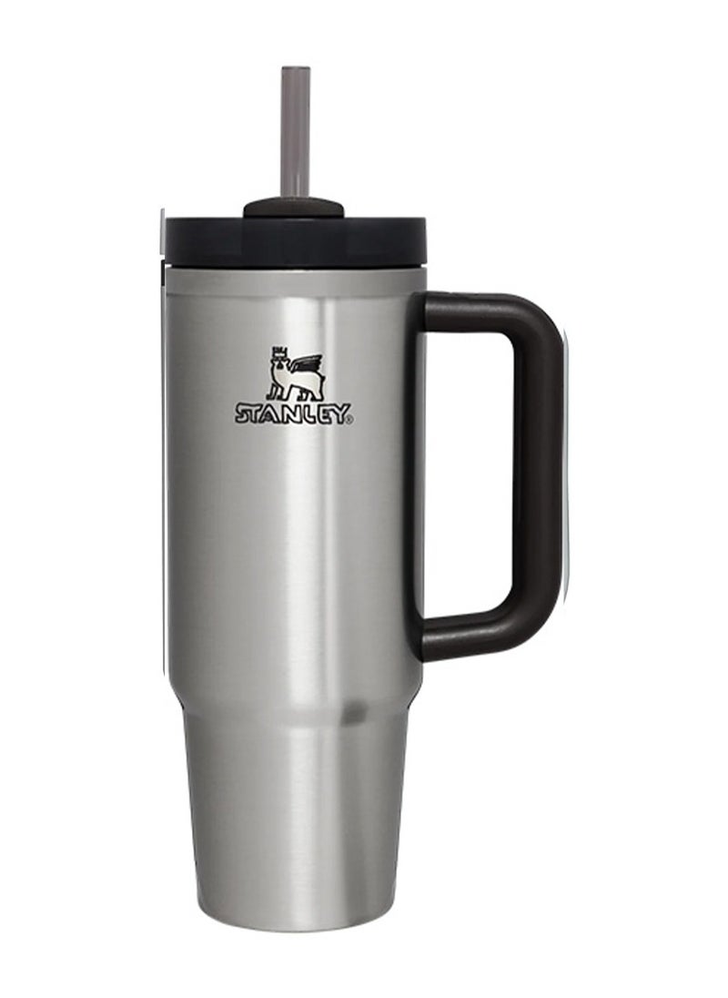 Stanley - Stanley Quencher H2.0 FlowState Tumbler 30OZ SILVER Stainless Steel Vacuum Insulated with 3-Position Lid and Straw Perfect for Water Iced Tea Coffee On-the-Go Hydration Ideal Gift Stanley Cup - Image 1